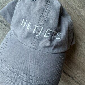 Grey "NETJETS" Adjustable Hat